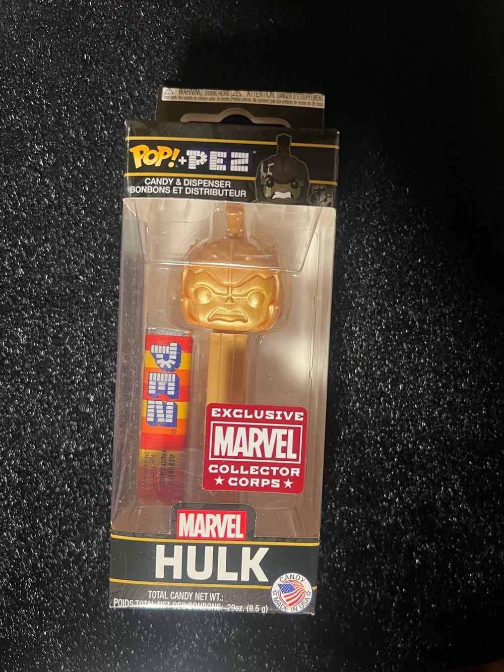 POP PEZ Marvel Exclusive Collector Corps HULK